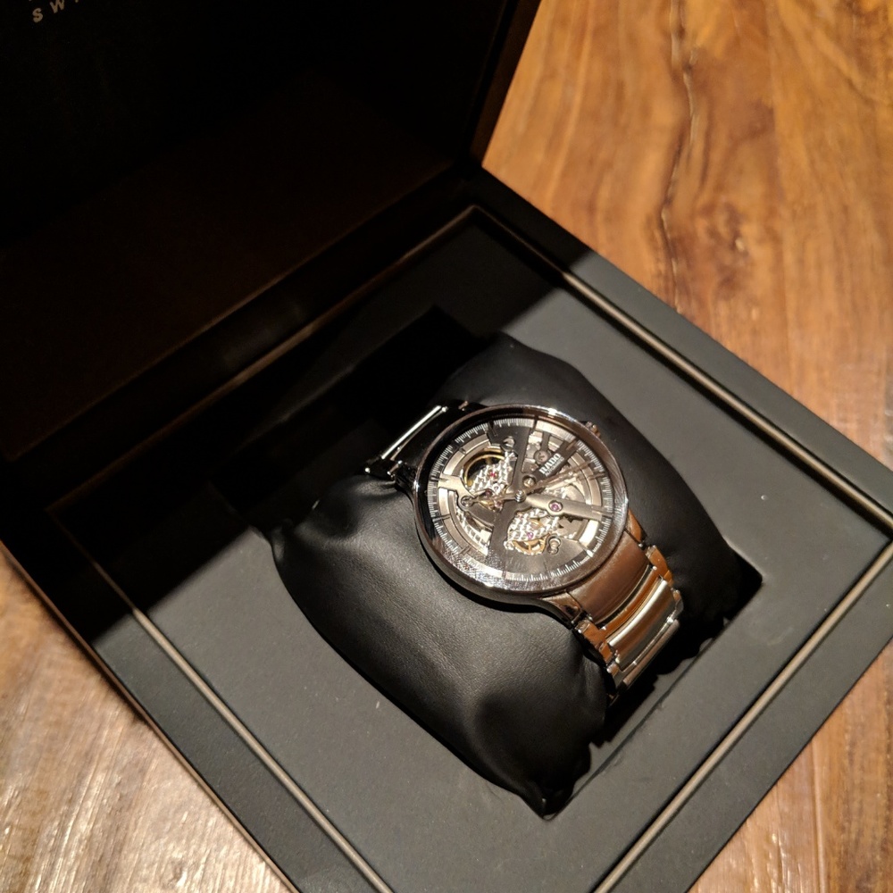 Rado Men's Swiss Centrix Automatic Skeleton Watch - Picture 3 of 8